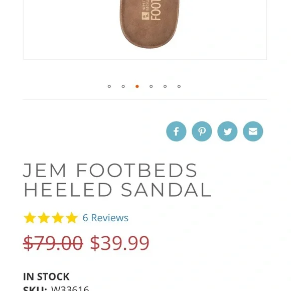 White Mountain sandels size 8 - Picture 8 of 9